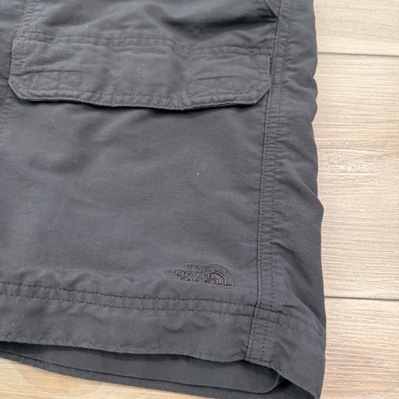 North Face Cargo Shorts Nylon Belted Hiking Outdoor Utility Pockets Mens M Gray - Picture 6 of 12